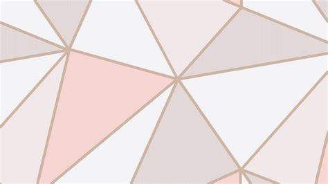 Pink Gold Marble Desktop Wallpaper