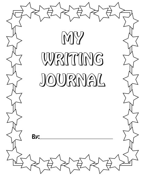 Journal Book Cover Template