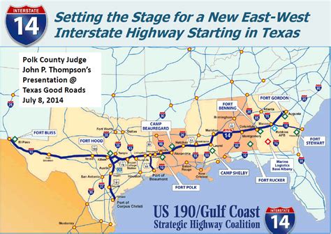 Interstate-Guide: Interstate 14 - Brady Texas Map | Printable Maps