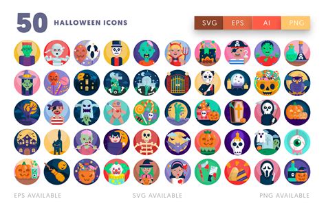 50 Halloween Icons