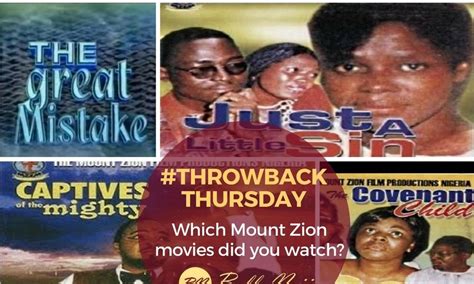 #ThrowbackThursday: Which Mount Zion Movies Did you Watch? | BellaNaija