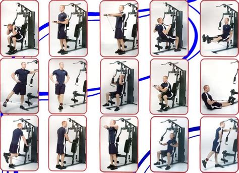 marcy 988 exercise chart | Marcy Home Gym Workout Poster | nsg ...