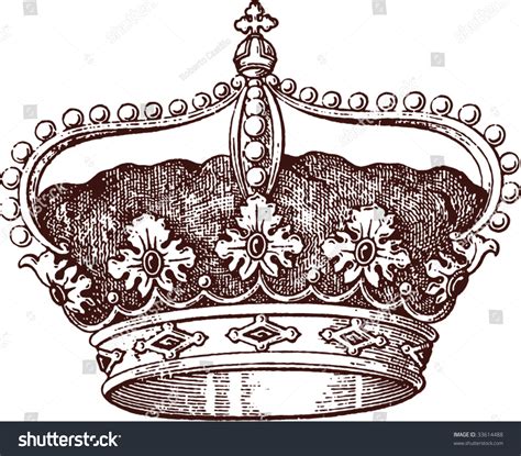 Queen Crown Stock Vector Illustration 33614488 : Shutterstock