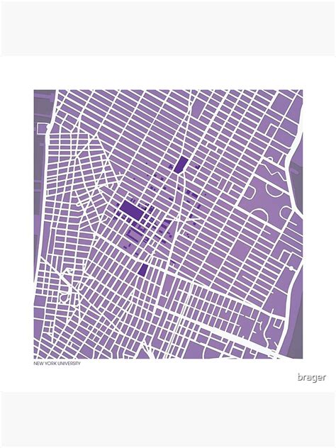 "NYU Campus Map" Sticker for Sale by brager | Redbubble