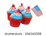 American Flag Cupcakes Free Stock Photo - Public Domain Pictures
