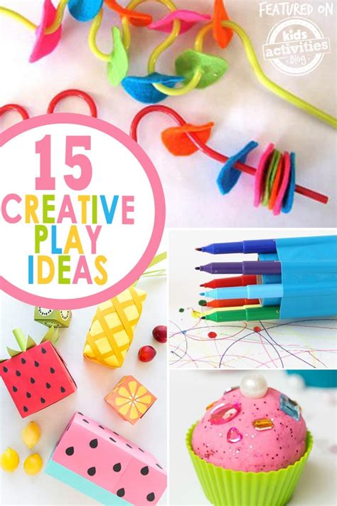 15 Creative Play Ideas for Kids {and Moms!}