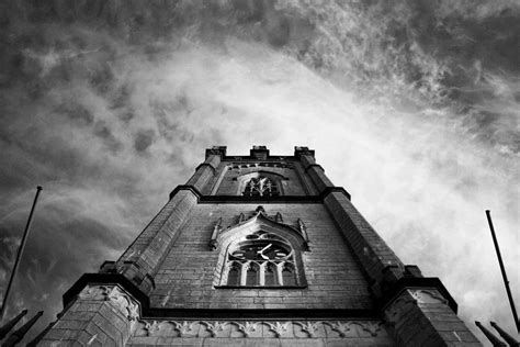 Tuam Cathedral _ Look Up _ BW