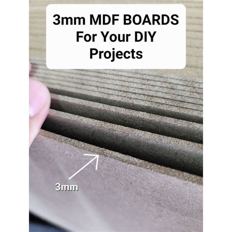 3mm, 6mm or 9mm MDF Boards | Shopee Philippines