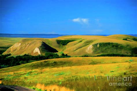 Flat Hills Photograph by Rick Bragan - Fine Art America