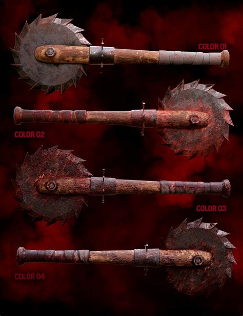 Zombie Weapons Set | Daz 3D