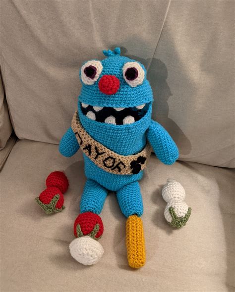 Filbo crochet pattern Bugsnax grumpus plush with removable | Etsy