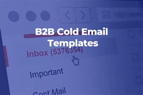 Winning B2B cold email templates for your business