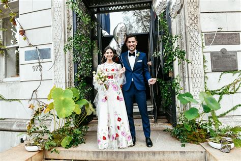 The Bride Wore Alexander McQueen for Her Wedding at an Iconic New York Bookshop | Vogue