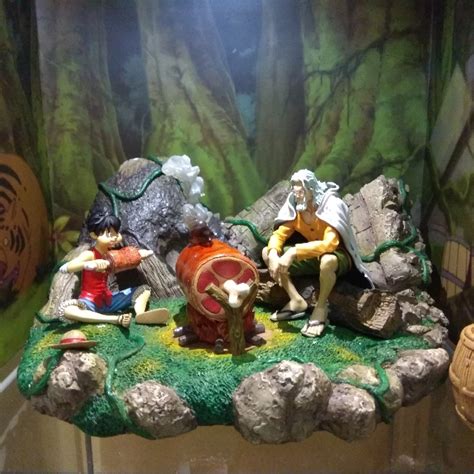 One Piece Luffy & Rayleigh 3D2Y Training Scenes, Hobbies & Toys, Toys & Games on Carousell