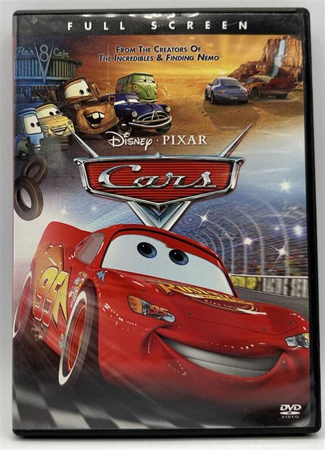 Cars DVD Full-Screen Disney-PIXAR Rated G 2006 DVD Release An Instant ...