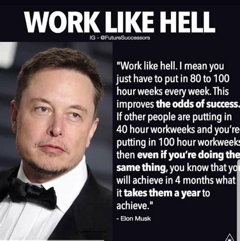 Elon Musk Quotes On Hard Work - Quotes Blog