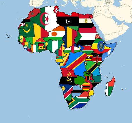 Map the Countries of Africa with Their Flags: New in Mathematica 10