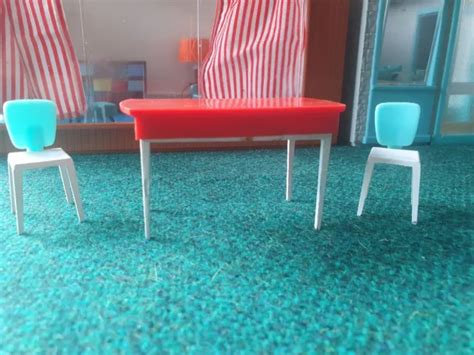 RARE JENNYS HOME Tri-ang Spot On 1960s Kitchen Table & Chairs 1:16 Perfect! VTG. $7.60 - PicClick