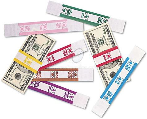 Blank Kraft Currency Straps by PM Company® PMC55999 | OnTimeSupplies.com