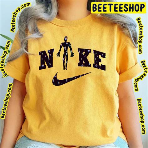 Nike Logo With Spot Spider-Man Across The Spider-Verse Trending Unisex T-Shirt - Beeteeshop