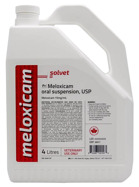 Meloxicam Oral Suspension, USP - Solvet