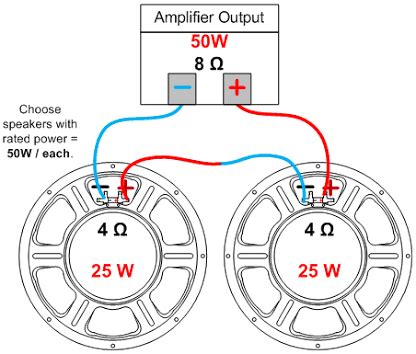 Parallel Or Series Speaker Wiring