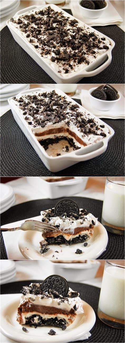 Oreo Cheesecake Icebox Cake - Food Blog