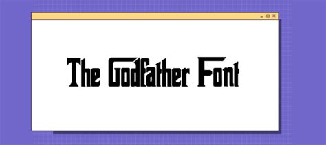 Godfather Font Free Download