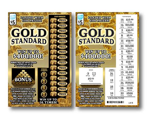 IL Lottery Gold Standard Scratch Off (Game #7526)