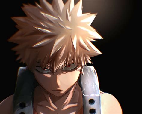 Download Katsuki Bakugou Anime My Hero Academia 4k Ultra HD Wallpaper by 光鶴