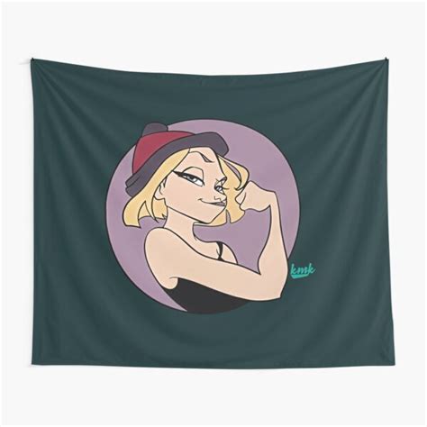 Merch Cartoon Wall Tapestry | KallMeKris Store