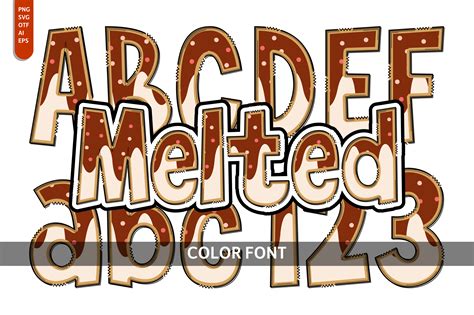 Melted Font by Imagination Switch · Creative Fabrica