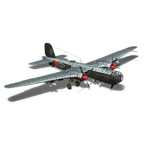 3d model heinkel he-177 - bomber