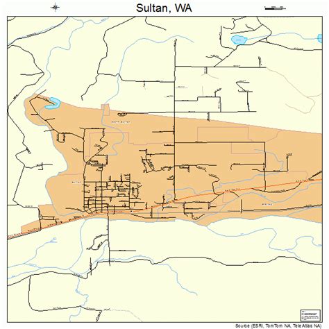 Sultan Washington Street Map 5368260