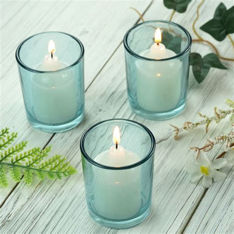 Efavormart Set of 12 2.5" Clear Glass Votive Candle Holders for Candle ...