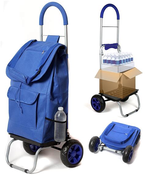 [2024 ] Best Heavy Duty Folding Shopping Carts with Swivel Wheels | Trolley dolly, Rolling ...