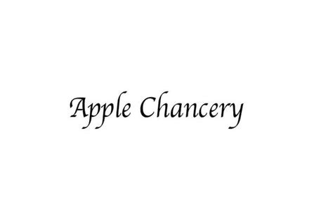 Apple Chancery Font Free Download | Fonty Fonts