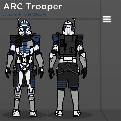 501st - ARC Trooper | Star wars pictures, Star wars characters pictures, Star wars trooper