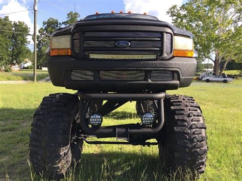 nicely customized 1999 Ford F 250 Diesel lifted truck for sale