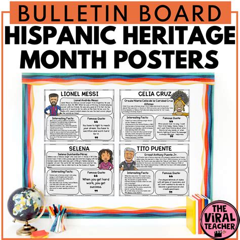 Hispanic Heritage Month Classroom Posters and Hallway Bulletin Board Displays | Made By Teachers