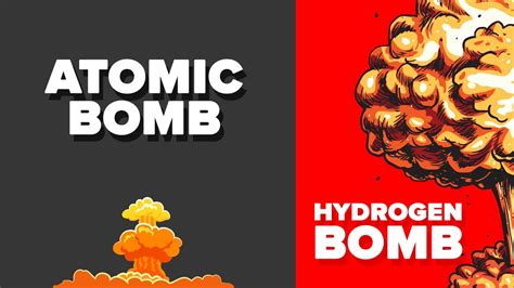 Atomic Bomb vs Hydrogen Bomb - How Do They Compare? - YouTube