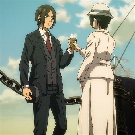 Eren & Mikasa ♡ | Anime: Shingeki no Kyojin: The Final Season Part 2 ...