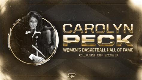 Carolyn Peck Enshrined in Women's Basketball Hall of Fame - Purdue Boilermakers