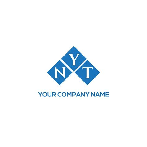 NYT letter logo design on white background. NYT creative initials ...