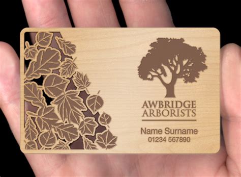 Wood Business Cards — PlasmaDesign