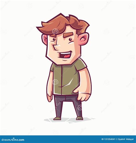 Fun Character People Pose Expression Stock Vector - Illustration of ...