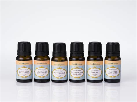 Organic Essential Oils Set A（6 bottles 10ml） – Flora Optima Online Store