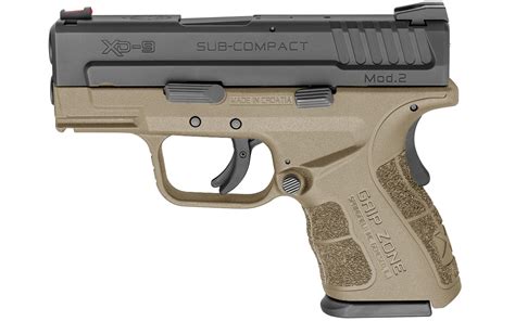 Springfield XD Mod.2 9mm Sub-Compact Flat Dark Earth (FDE) with ...