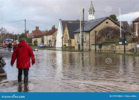 Flooding - Yorkshire - England Editorial Stock Image - Image of home ...