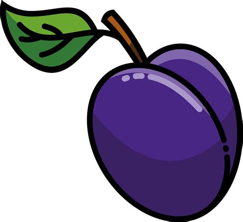 Plum clipart. Free download transparent .PNG | Creazilla